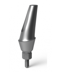 Angled abutment with shoulder 15°