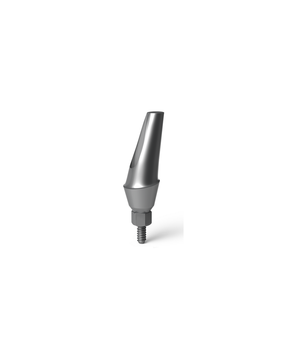 Angled abutment with shoulder 15°