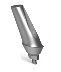 Angled abutment with shoulder 25°