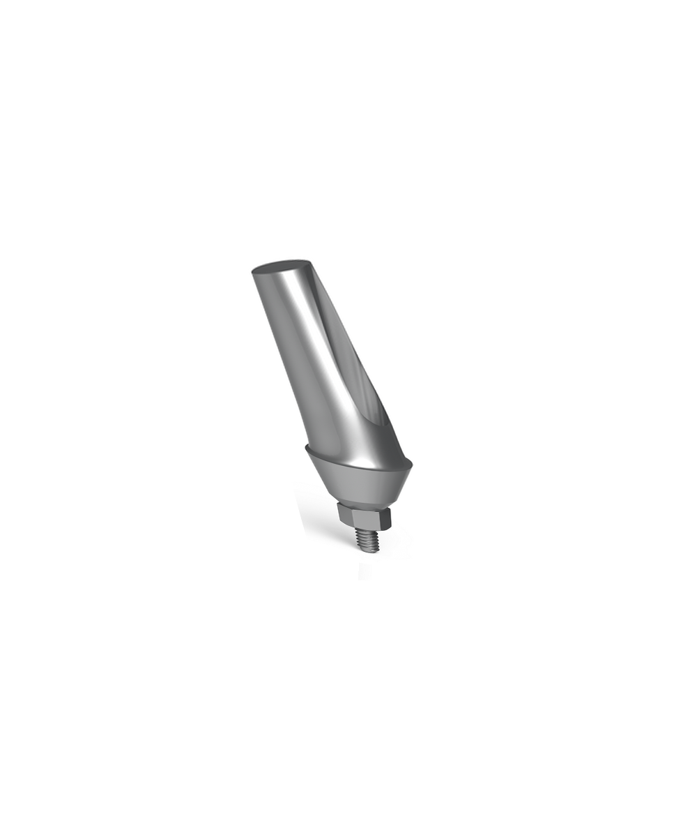 Angled abutment with shoulder 25°