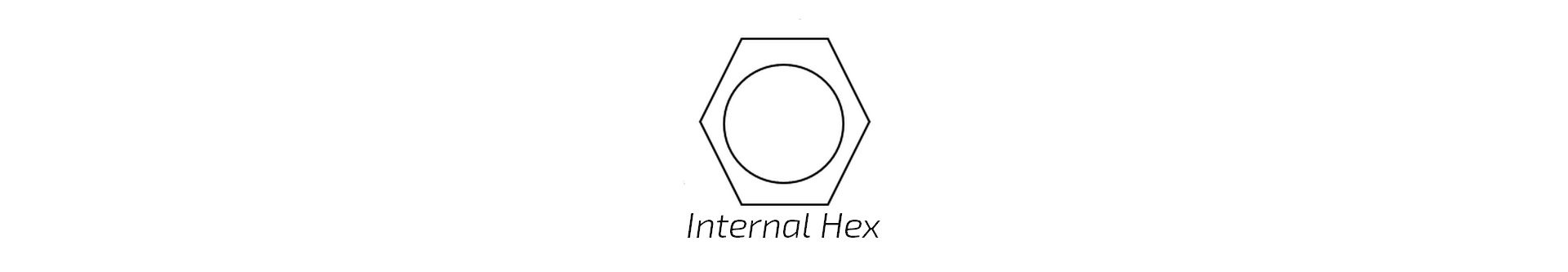 Dental implant internal Hex